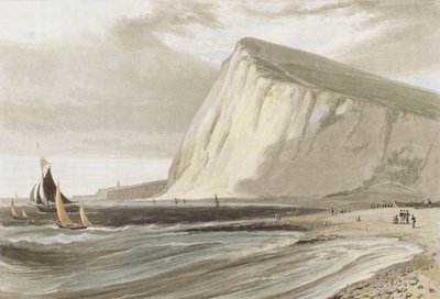 Dover, dalla scogliera di Shakespeare da William Daniell